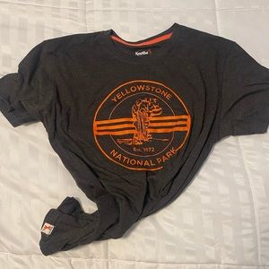 NWOT Yellowstone National Park Women’s t shirt- recycled materials